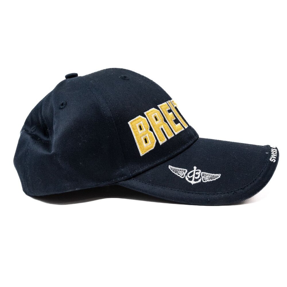 Breitling Black Adjustable Baseball Cap With Yell… - image 2